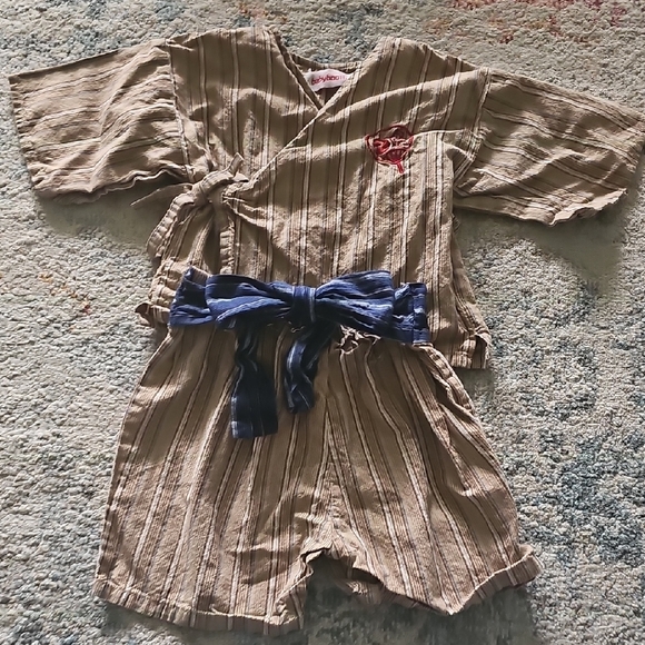 Japanese Jinbei Wrap Shorts Set Size 2T-3T - Picture 1 of 2